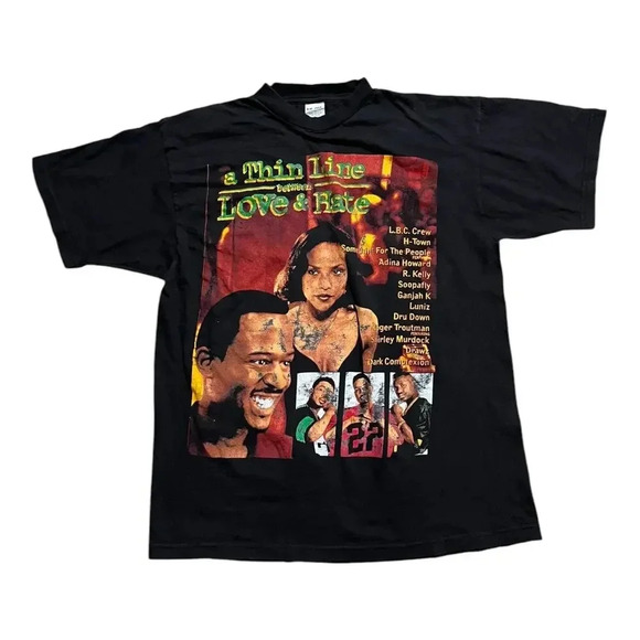 Bayclub Other - A Thin Line Between Love & Hate 90’s Rap Tee